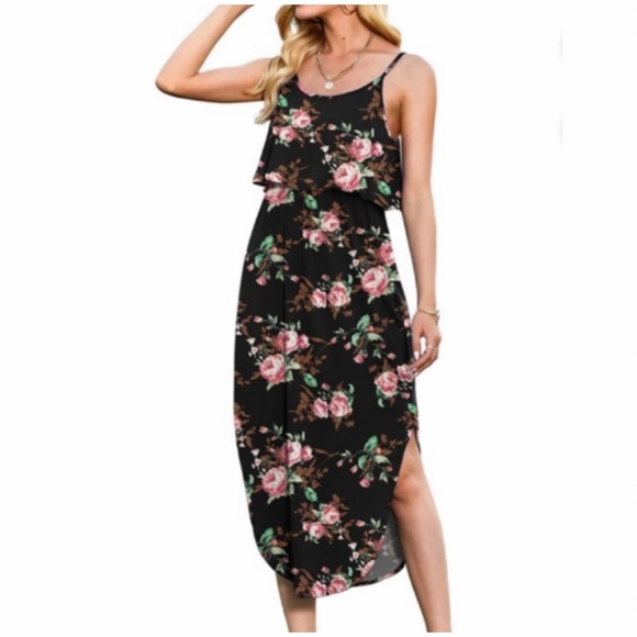 LILBETTER MIDI DRESS SIZE LARGE - Picture 4 of 9